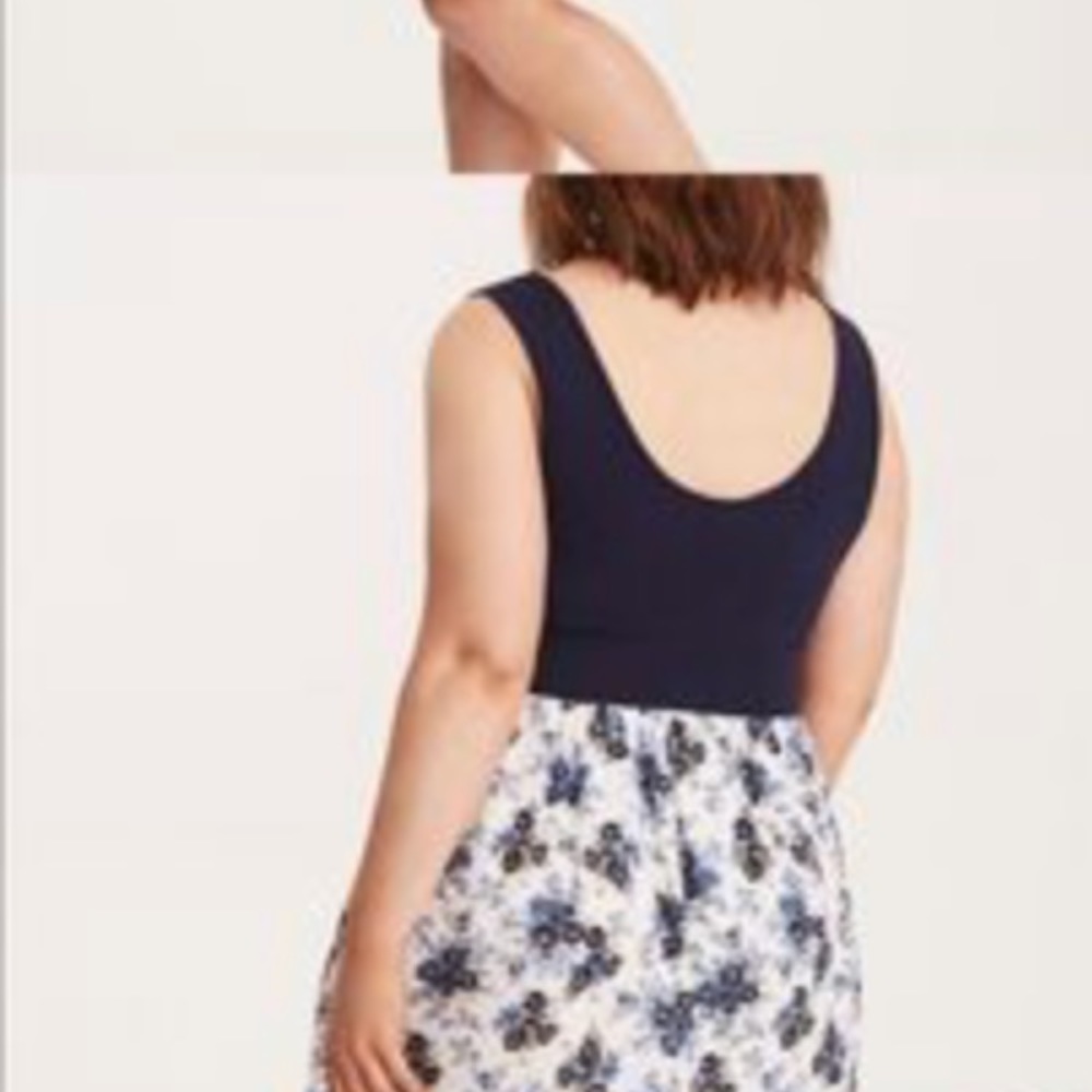 Torrid Navy Floral Tank Dress!
